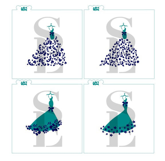 Wedding Dresses Layered Bundle Digital Design