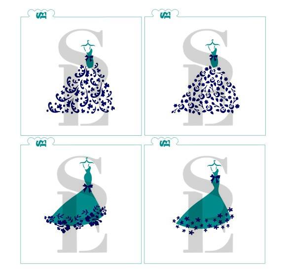 Wedding / Prom / Quinceanera Dresses Layered Bundle Digital Design