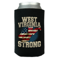 West Virginia Strong Limited Edition Print T-Shirt & Apparel Can Koozie Wrap Black Can Wrap