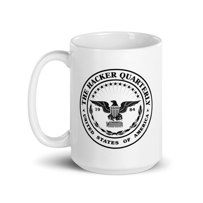 White Glossy Hacker Mug