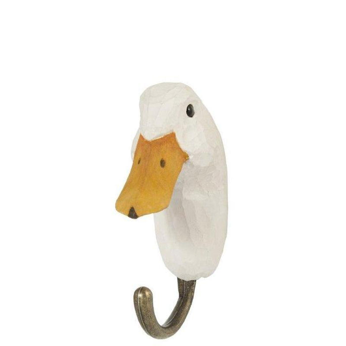Wildlife Garden - Hand Carved Hook - Duck