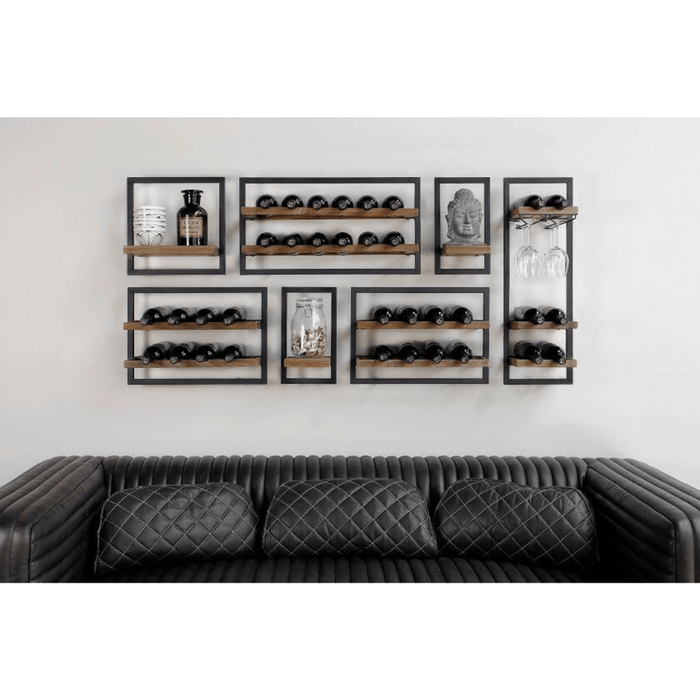 WINEMATE Smooth Teak 15 Bottles - Style E -