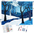 Winter Scene with Snow