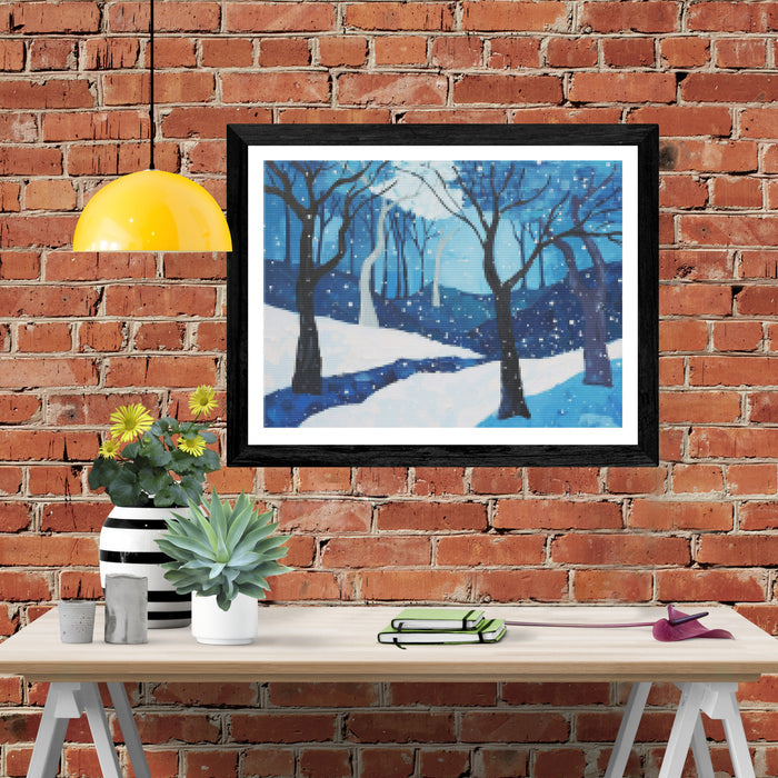 Winter Scene with Snow