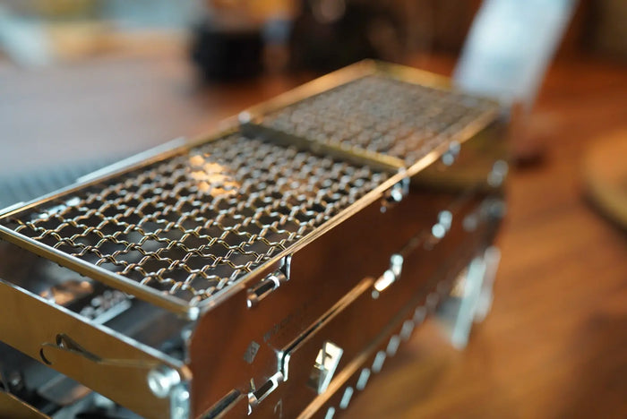 [WIRE MESH GRILL] SET - Wood & Burn