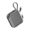 WiWU Wi-P055 5-in-1 Small Square Series Power Bank 10000mAh – Gray