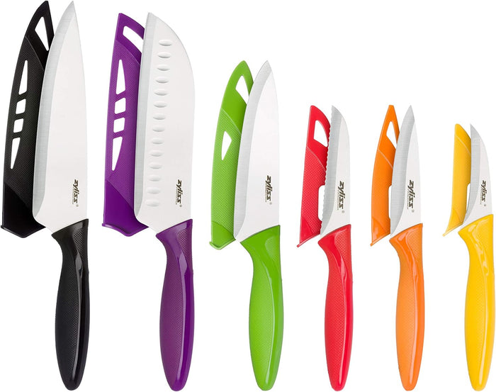 Zyliss 6pc Stainless Steel Knife Set